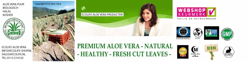 Ecolife webshop aloe vera premium koud geperst 100% eerlijk